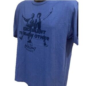 Bill and Ted’s Excellent Adventure blue T-shirt Large